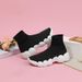 Cross-Border Couple Style Knitted Stretch Slip-On Sock Lightweight Thick-Soled Casual Shoes Fashion Versatile Short_vogvips.com