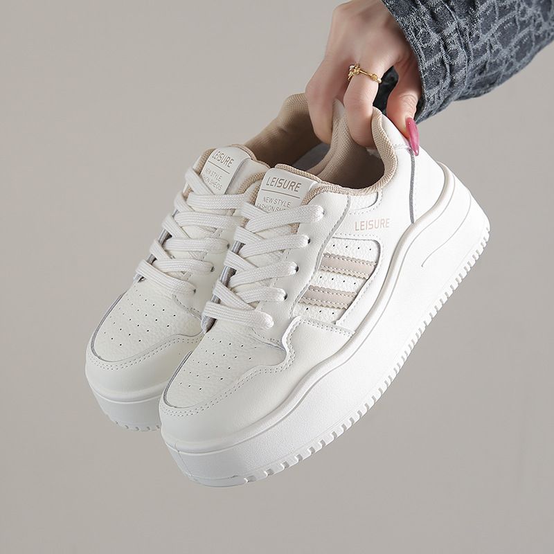 Breathable Little White Shoes Female Students Platform Versatile Casual Sports Board Shoes_vogvips.com