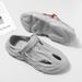 Men’s Shoes Summer New Fashion Baotou Beach Men's Sandals Outdoor Wear Hollow Breathable Non Slip Dual Purpose Coconut Hole Shoes_vogvips.com