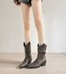 Instant Delivery Ruth Same Style Western Ruched For Women, Pile Boots, Petite Height-Increasing Short Tube Riding Boots_vogvips.com