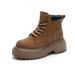 Martin Boots Women's Retro Locomotive Boots Leather-faced Short Tooling Boots British Versatile Women's Boots_vogvips.com