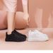 Women's Fashion Low-Top Sneakers With Rhinestones - Round Toe Breathable Casual Shoes For Spring, Autumn & Summer - Light Luxury Everyday Wear_vogvips.com