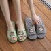 Cotton Fabric Capybara Couple Slippers For Men And Women, Home Indoor Thickened Three-layer Non-slip Silent Floor Slippers_vogvips.com