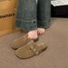 Women's Shoes Women's Spring Style Thick Soled Soft Soled Closed Toe Half Slip On Slip On Single Shoes_vogvips.com
