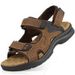 New Brand Classic Mens Summer Genuine Leather Sandals Outdoor Casual Lightweight Sandal Fashion Men Sneakers BigSize_vogvips.com