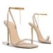 Gold Strap Sexy Toe-Open High Heels Women's Sandals Fashionable Chunky Heel Shoes For Ladies_vogvips.com