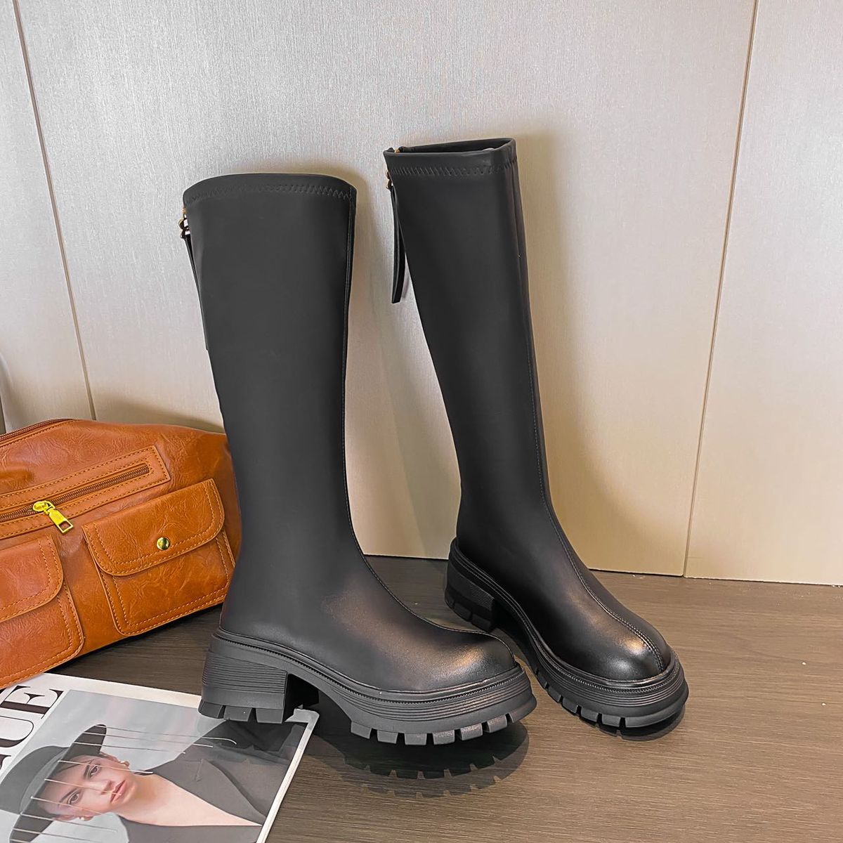 CFSC New Women's Boots Cloth Boots Heightnew Martin Boots Solid Color Fashion Boots_vogvips.com