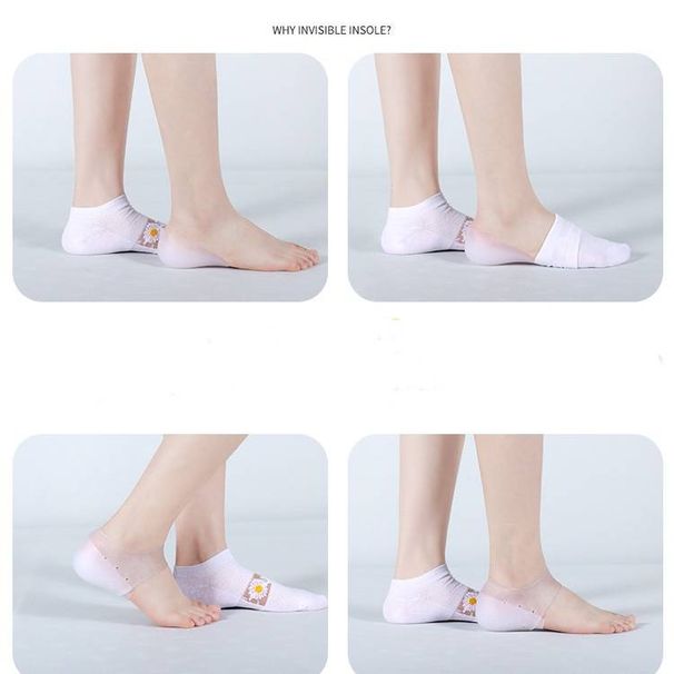Shoe Accessories Transparent Insole For Feet, Silicone, Non Slip For Men And Women, Same Style For Internet Celebrities_vogvips.com