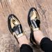 New Fashion Men's Brown Business Casual Loafer Shoes Daily Office Black Buckle Monk Men's Shoes One Foot Cover Banquet Dress Wedding Leather Shoes_vogvips.com