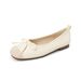 Silver Ballet Single Shoes Women's Summer French Stunning Shallow Mouth Flat Bottom Ladle Shoes_vogvips.com