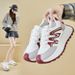 Dad Shoes Female Student Sports Running Casual Platform Heightening Shoes Street Shoes_vogvips.com