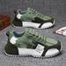 Big Size Men's Fashion Casual Skateboard Sneakers Lace Up Breathable Lightweight Sports Shoes For Walking Skateboarding_vogvips.com