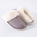Cotton Autumn Winter Memory Foam Suede Fleece Warm Indoor Home Slippers For Men And Women_vogvips.com