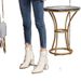Z Autumn Winter Pointed Toe Slim Short Women Chunky Heel 2024 New Elegant Fashion High Heels Internet Celebrity Martin_vogvips.com