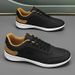 Large Size Men's 2025 New Lightweight Casual Running With Waterproof Leather Surface Soft Sole, Versatile And Trendy_vogvips.com