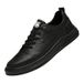 Inner Height-increasing Men's Shoes, Small White Shoes, Casual Shoes, First-layer Cowhide Board Shoes Cm Men's Invisible Height-increasing Shoes_vogvips.com