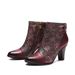 WalkPrime Blue Dream Butterfly New Model Large Size Export European And American Boots Niche Retro Women's Shoes_vogvips.com
