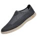 Men's Shoes Fly-woven Lazy One-pedal Simple Solid Color Soft-soled Casual Men's Board Shoes_vogvips.com