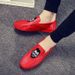Trendy Loafers Men's Casual Versatile British Style Slip-On Lazy Shoes Comfortable_vogvips.com