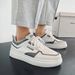 Spring Casual Board Teenagers, Low Top Student Small White For Men, Trendy And Versatile Men's Shoes_vogvips.com
