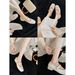 Tuberose Jade~ Guofeng New Chinese Pearl One-word With Square Head Jacquard Mary Jane Single Shoes_vogvips.com