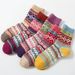 2025Winter Thickened Socks, Women's Warm Wool Socks, Retro Artistic Women's Socks 2025_vogvips.com
