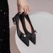2026 Spring And Autumn 2026 New Style Thick-Topped Pointed-Toe French Fashion Slippers_vogvips.com