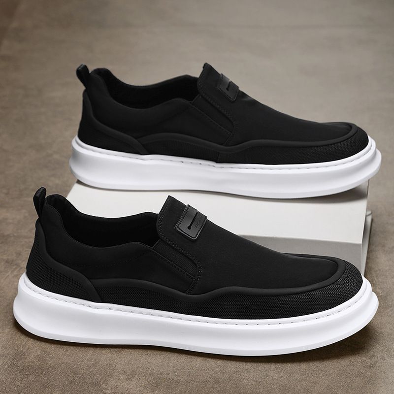 2025 Spring And Autumn New Simple Versatile Casual Men's Driving Walking Flat Lazy Slip-On Shoes_vogvips.com