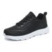 Black Sports With Leather Surface, Men's Shoes, Lightweight Trendy, Soft Sole, Comfortable And Breathable, Casual_vogvips.com