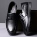 European Warm Series Men's Genuine Leather Business Formal Middle-aged Soft Sole Cowhide Dad Autumn Winter New Plush Cotton Shoes For Men_vogvips.com