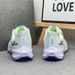 Color-blocking Breathable Shoes With Shock-absorbing Soles For Both Men And Women, Suitable For Daily Commuting And Light Sports_vogvips.com