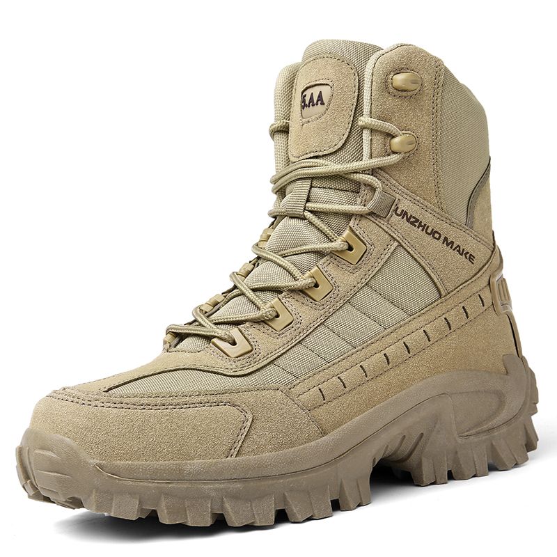 Winter Men Climbing Hiking Shoes Men Ankle Boots High Top Man Boots Desert Mens Work Shoes Outdoor Male Sneakers Zapatos Hombre_vogvips.com