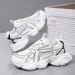 Dad's Shoes Summer Thin 2025 New Super Hot Thick Sole Increased Mesh Breathable Sports And Leisure Shoes_vogvips.com