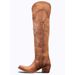 New High Tube Over-the-Knee Side Zipper Lace-Up Women's Boots With Chunky Heels And Pointed Toe In Plus Size_vogvips.com