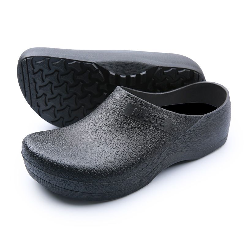 Kitchen Non Slip Shoes Chef Special Oil Proof And Waterproof Shoes Men's Shallow Wear Resistant Breathable Shoes Hotel Work Shoes One Step_vogvips.com