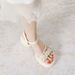 Sandals Women's Summer Skirt French Fashion Word With Fairy Style Platform High Heels_vogvips.com