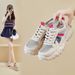 Daddy Shoes Female Student Sports Thick-soled Heightening Shoes Casual Hollow Breathable_vogvips.com