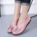 Spring/Summer Flower Comfortable Bean Women's Shoes Flat Women's Singles Shoes_vogvips.com