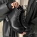 Niche Stitching Design Chelsea Boots Retro Platform Locomotive Boots Outdoor Martin Boots_vogvips.com