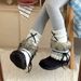 Fashion Fair Isle Furry Snow For Women, Fleece-Lined, Warm, Non-Slip Winter Shoes, 2025 New Women's Boots_vogvips.com