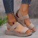 2026 Summer Mesh Large Size, Breathable, Elastic Flyknit, European And American Hollow Sandals, Women's Shoes Wholesale_vogvips.com