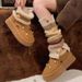 Snow Boots For Women, Winter Short Boots, Thick Soled Cotton Shoes_vogvips.com