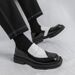 ShoeVault British Style Retro Thick-Soled Height-Increasing Casual Leather Wear-Resistant Business Formal Derby Wedding Shoes_vogvips.com