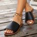 New Plus Size Shoes, Flat Outdoor Wear, One-piece Sandals, Women's Shoes_vogvips.com