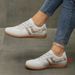 Women's Plus Size Cross Training Shoes Retro Color Block Flat New American Style Wholesale_vogvips.com