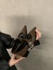 Vintage Pointed-Toe Mary Jane Pumps Women's British Style Flats Chunky Heel Shoes For Spring Autumn French Fashion_vogvips.com