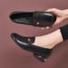 Women's Flat 2026 New Loafers British Style Small Spring And Autumn Soft Leather Deep-cut Women's Shoes_vogvips.com