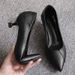 3cm Low-heeled Low-heeled Front Desk Work Women's High-heeled Stiletto Single Shoes, Mid-heel Professional Pointed-toe_vogvips.com