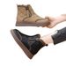 Fashion Versatile Snow For Women 2024 New Autumn Winter Fleece Lined Thickened Boots Sheepskin Integrated Warm Cotton_vogvips.com