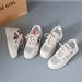 Korean Breathable Little White Shoes Women's Hollow Casual Board Shoes Thick-soled Versatile Muffin Shoes_vogvips.com